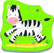 Imagine PUZZLE TREFL BABY CLASIC ANIMALE SAFARI 8 PIESE