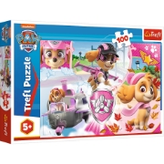 Imagine Puzzle Trefl 100 Skye în acțiune