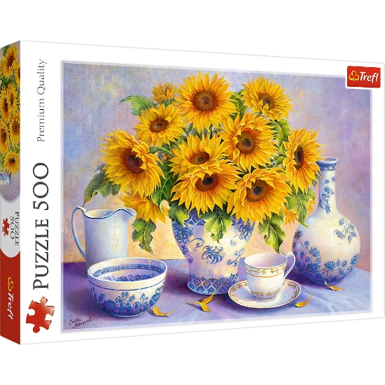 Imagine PUZZLE TREFL 500 FLOAREA SOARELUI
