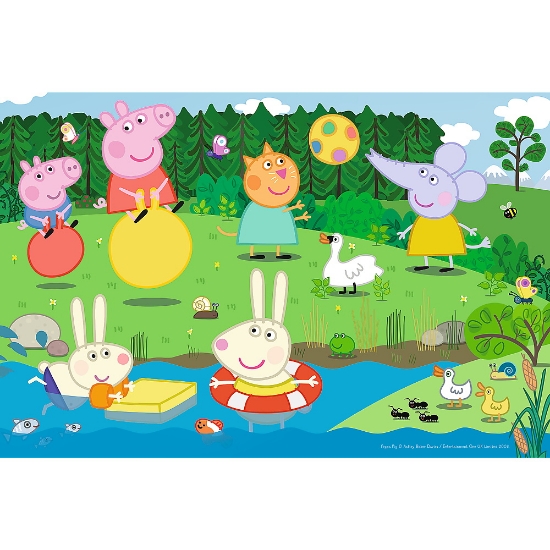 Imagine Puzzle Trefl 60 Peppa Pig – Distracție în vacanță