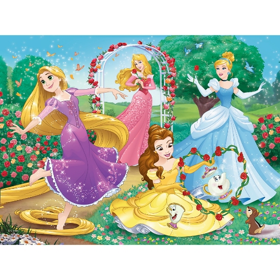 Imagine Puzzle Trefl 30 Prințese Disney în grădina palatului