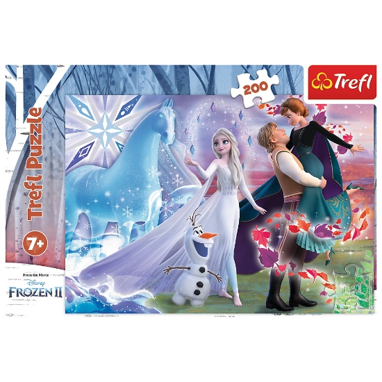 Imagine Puzzle Trefl 200 Frozen2 Universul magic