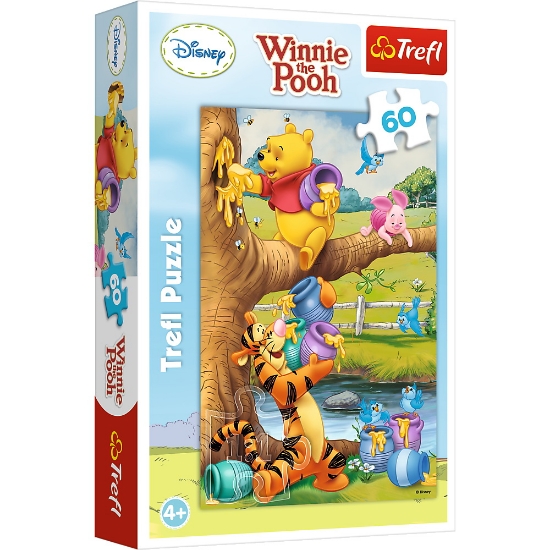 Imagine  PUZZLE TREFL 60 WINNIE THE POOH TOTI LA TREABA
