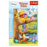 Imagine  PUZZLE TREFL 60 WINNIE THE POOH TOTI LA TREABA