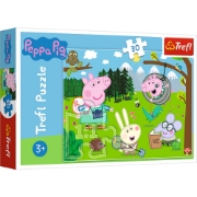 Imagine Puzzle Trefl 30 Peppa Pig în drumeție