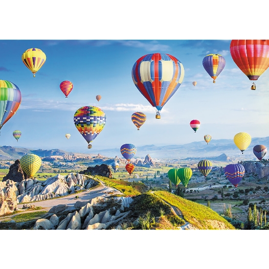 Imagine  Puzzle Trefl 1000 Cappadoccia – Baloane cu aer cald