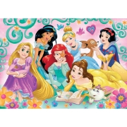Imagine PUZZLE TREFL 200 PRINTESELE DISNEY INTR-O SEARA DE POVESTE