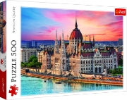 Imagine PUZZLE TREFL 500 ORASUL BUDAPESTA