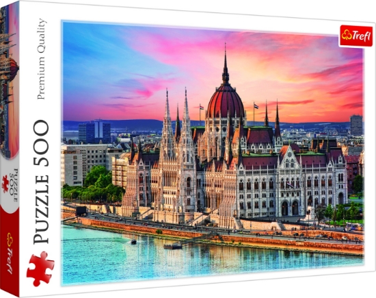 Imagine PUZZLE TREFL 500 ORASUL BUDAPESTA