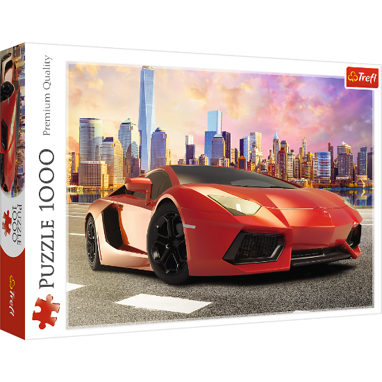 Imagine PUZZLE TREFL 1000 LAMBORGHINI ROSU