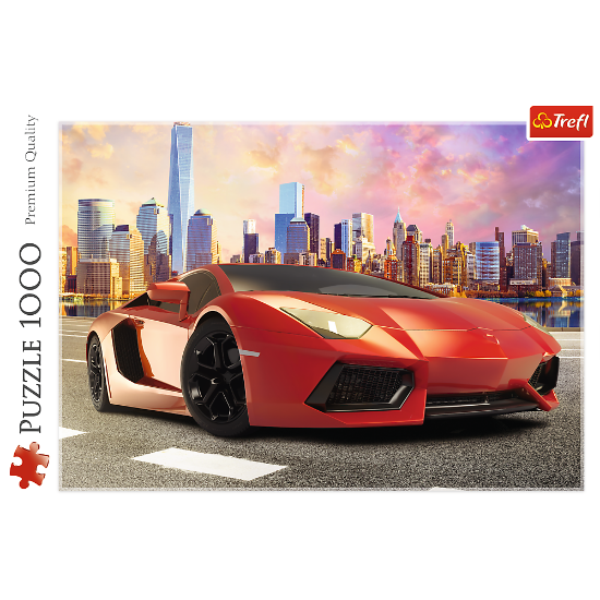 Imagine Puzzle Trefl 1000 Lamborghini roșu