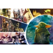 Imagine PUZZLE TREFL 100 STARWARS BABY YODA MADALORIANUL