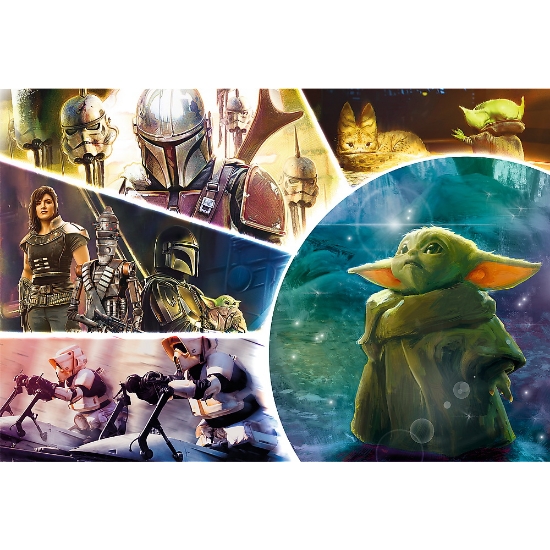 Imagine Puzzle Trefl 100 StarWars Baby Yoda Mandalorianul
