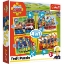 Imagine Puzzle Trefl 4in1 Ajutoarele Pompierului Sam