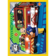 Imagine PUZZLE TREFL 4IN1 AJUTOARELE POMPIERULUI SAM
