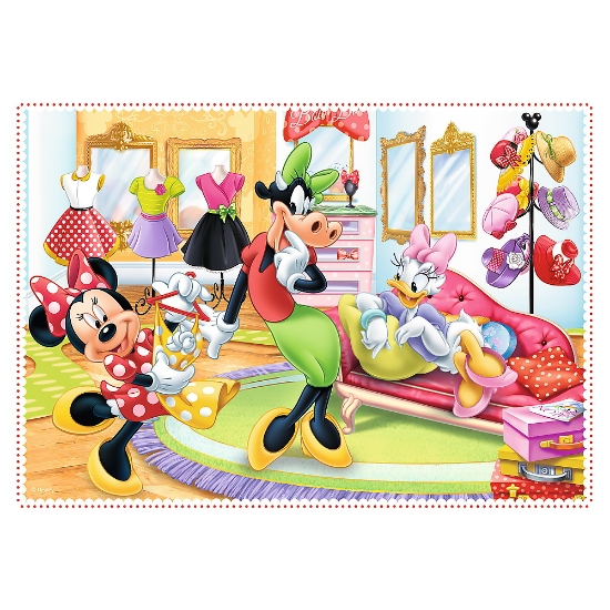 Imagine Puzzle Trefl 4în1 Minnie Mouse și prietenii ei
