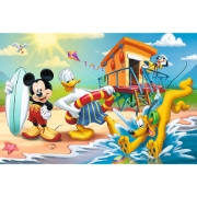 Imagine PUZZLE TREFL 60 DISTRACTIE PE PLAJA CU MICKEY MOUSE