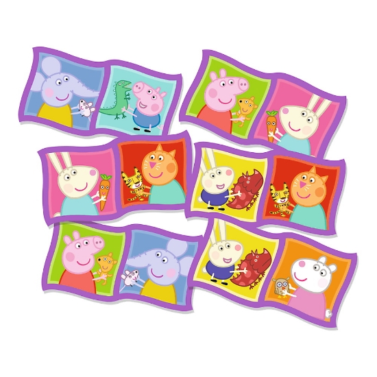 Imagine JOC TREFL DOMINO PEPPA PIG
