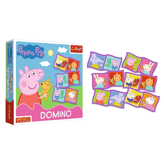 Imagine JOC TREFL DOMINO PEPPA PIG