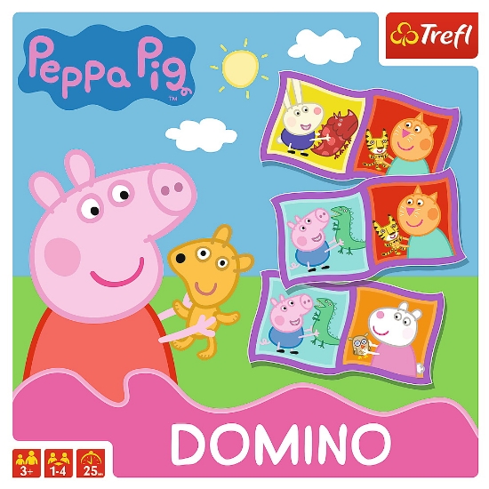 Imagine JOC TREFL DOMINO PEPPA PIG