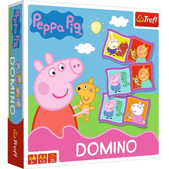 Imagine JOC TREFL DOMINO PEPPA PIG