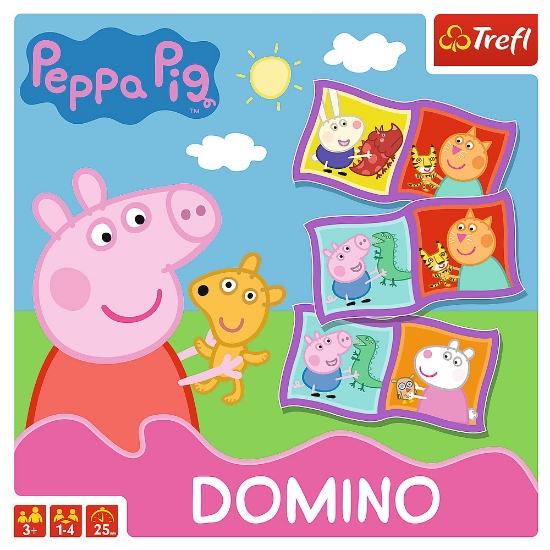 Imagine JOC TREFL DOMINO PEPPA PIG