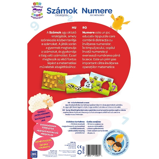 Imagine Joc educativ învață numerele Micul Explorator