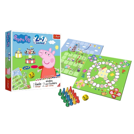 Imagine JOC PEPPA PIG 2IN1 LUDO SI SERPISORI SCARI