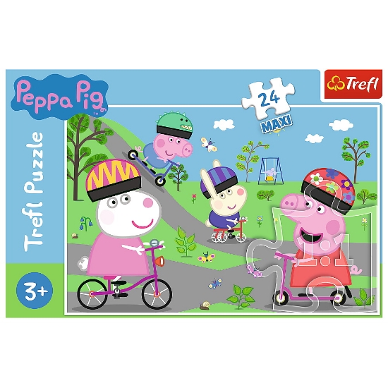 Imagine Puzzle Trefl 24 MAXI Purcelușa Peppa Pig