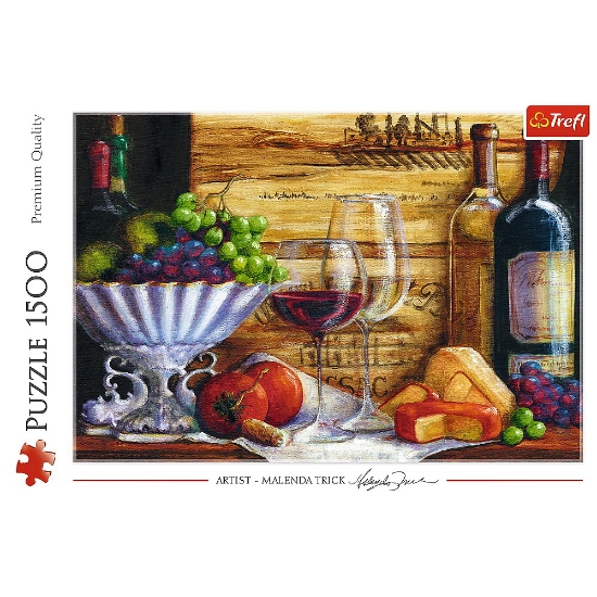 Imagine Puzzle Trefl 1500 Malenda Trick – Arta vinului