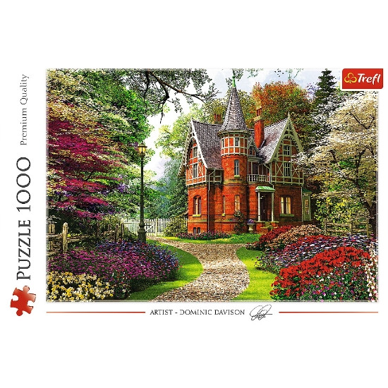Imagine Puzzle Trefl 1000 Casă în stil victorian