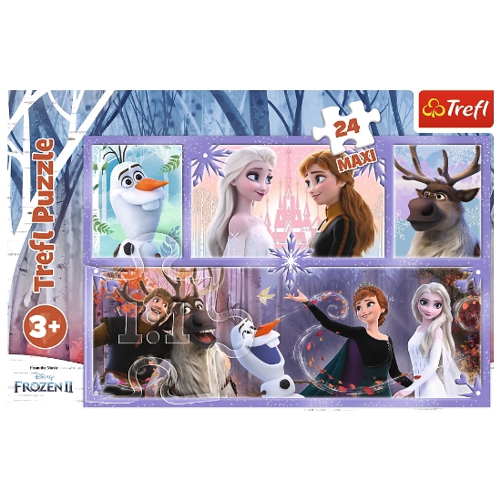 Imagine Puzzle Trefl 24 MAXI Frozen 2 – O lume magică