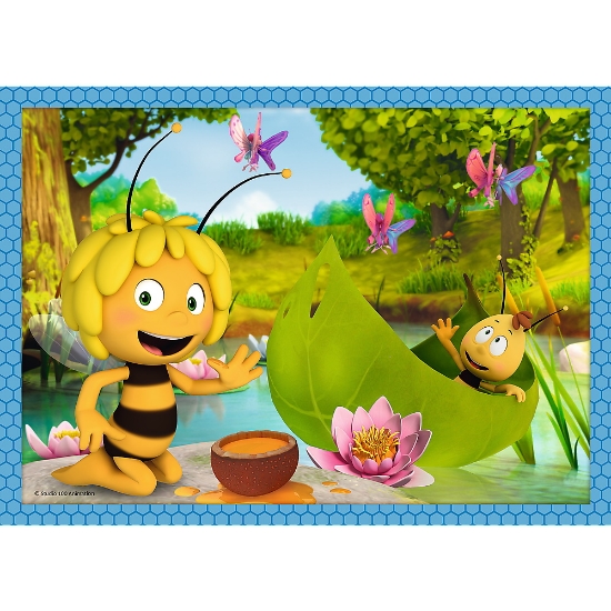 Imagine  Puzzle Trefl 4in1 Aventurile Albinuței Maya