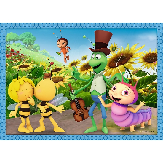 Imagine  Puzzle Trefl 4in1 Aventurile Albinuței Maya