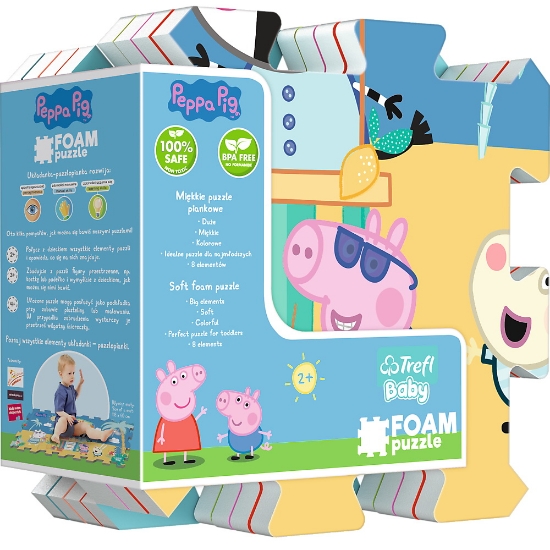 Imagine PUZZLE DE PODEA DIN SPUMA PEPPA PIG SUMMER