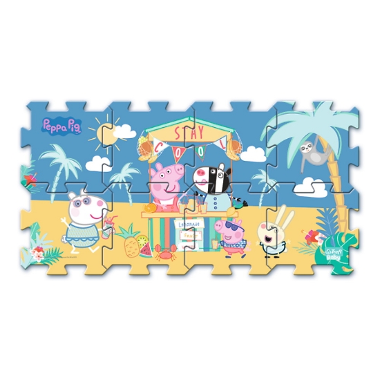Imagine Puzzle de podea din spumă Peppa Pig Summer