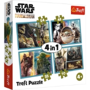 Imagine PUZZLE 4IN1 MANDALORIAN SI LUMEA LUI