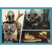 Imagine PUZZLE 4IN1 MANDALORIAN SI LUMEA LUI