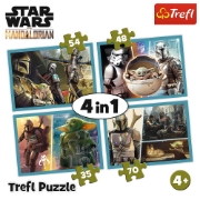 Imagine PUZZLE 4IN1 MANDALORIAN SI LUMEA LUI