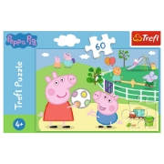 Imagine PUZZLE TREFL 60 PEPPA PIG DISTRACTIE CU PRIETENII