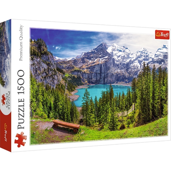 Imagine PUZZLE 1500 LACUL OESCHINEN