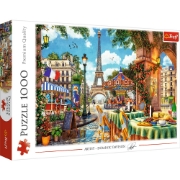 Imagine  Puzzle Trefl 1000 Dimineața pariziană
