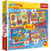 Imagine PUZZLE TREFL 4IN1  SPIONII SECRETI