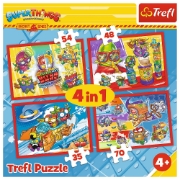 Imagine PUZZLE TREFL 4IN1  SPIONII SECRETI