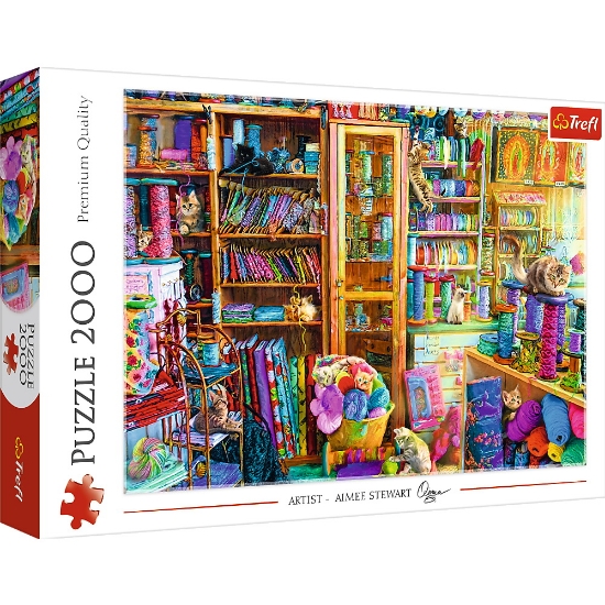 Imagine Puzzle Trefl 2000 Paradisul pisicuțelor