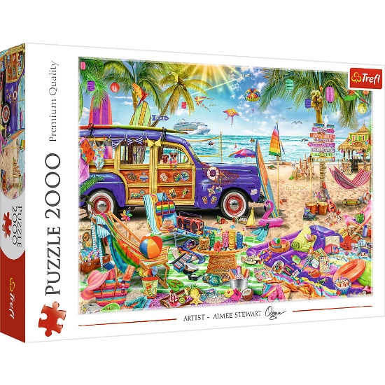 Imagine Puzzle Trefl 2000 Vacanța tropicală