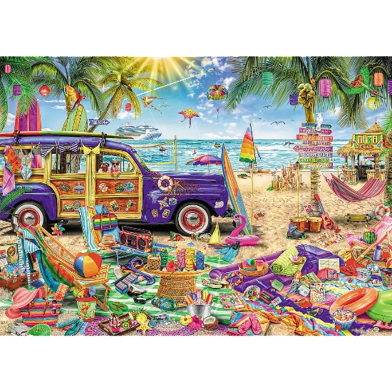 Imagine Puzzle Trefl 2000 Vacanța tropicală
