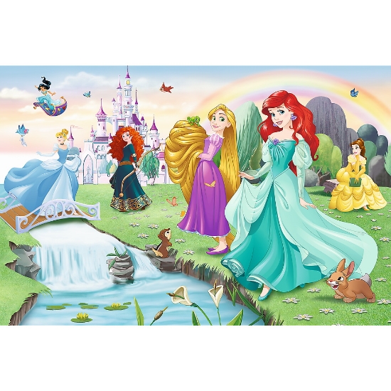 Imagine Puzzle Trefl 60 Disney Princess – Întâlnește prințesa