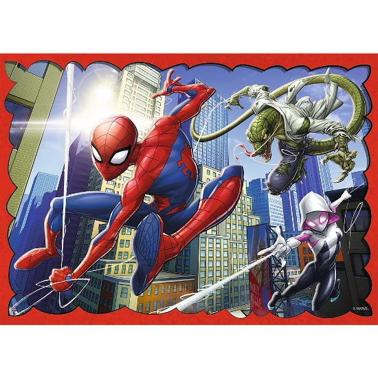 Imagine Puzzle Trefl 4in1 Spiderman – Eroul Spiderman