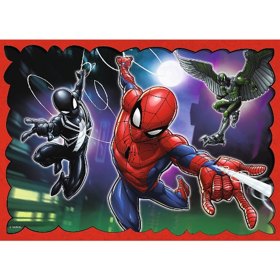 Imagine Puzzle Trefl 4in1 Spiderman – Eroul Spiderman
